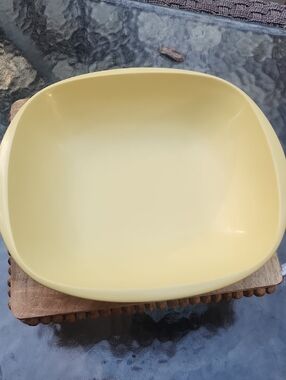 Melmac Yellow Kitchen Shallow Bowl Cabin MCM Urban RV Grandmacore